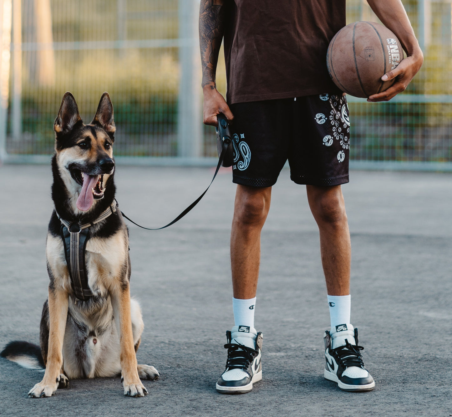 Tear Drop "DR" Mesh Shorts