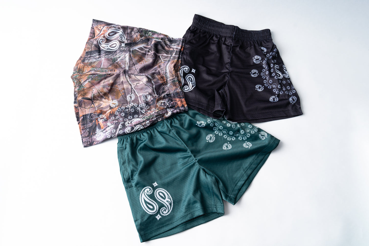 Tear Drop "DR" Mesh Shorts