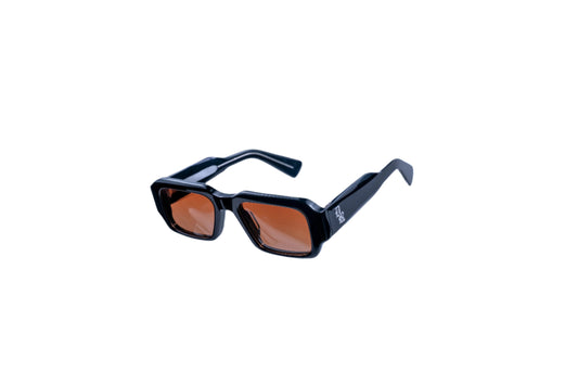 Daily Sunnies No. 3 - Gloss Black/Black Tea Lens
