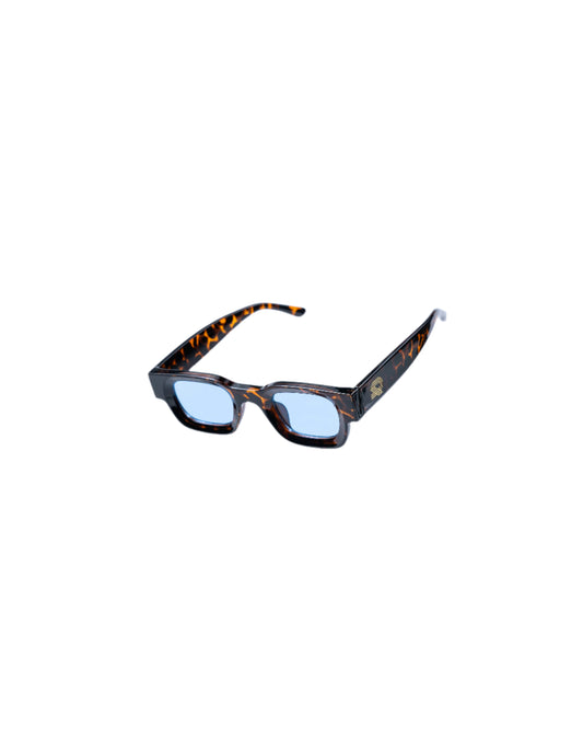 Daily Sunnies - Tortoise Shell/Blue Lens